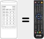 Comandament a distància substitut de REMCON1212