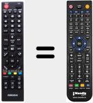 Comandament a dist&agrave;ncia substitut de CBL39B980S