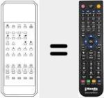 Comandament a dist&agrave;ncia substitut de REMCON655