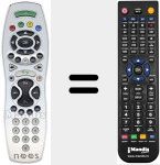 Comandament a dist&agrave;ncia substitut de REMCON805