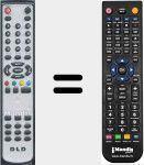 Comandament a dist&agrave;ncia substitut de DLD001