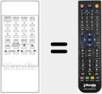 Comandament a dist&agrave;ncia substitut de REMCON960
