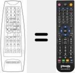 Comandament a dist&agrave;ncia substitut de REMCON932