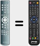 Comandament a dist&agrave;ncia substitut de REMCON478