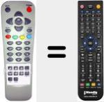 Comandament a dist&agrave;ncia substitut de REMCON653