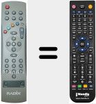 Comandament a dist&agrave;ncia substitut de REMCON1391