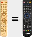 Comandament a dist&agrave;ncia substitut de REMCON861