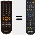 Comandament a dist&agrave;ncia substitut de REMCON1118