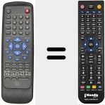 Comandament a dist&agrave;ncia substitut de REMCON909