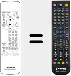 Comandament a dist&agrave;ncia substitut de REMCON828