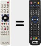 Comandament a dist&agrave;ncia substitut de REMCON577