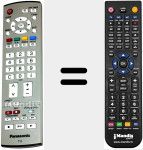 Comandament a distància substitut de EUR765101B