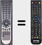 Comandament a dist&agrave;ncia substitut de RC26003