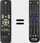 Comandament a dist&agrave;ncia substitut de RCU240