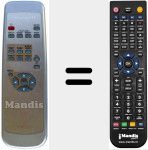 Comandament a dist&agrave;ncia substitut de P42HHS10ES