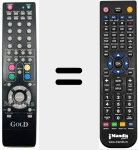 Comandament a dist&agrave;ncia substitut de REMCON092