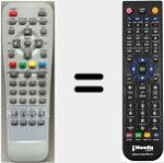 Comandament a distància substitut de PASR42E00D