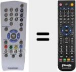 Comandament a distància substitut de Tele Pilot 1010 (720117140600)