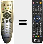 Comandament a dist&agrave;ncia substitut de REMCON1071