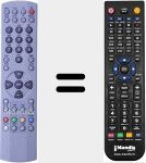 Comandament a distància substitut de 0094011261A