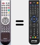 Comandament a dist&agrave;ncia substitut de EN21636A