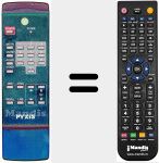 Comandament a dist&agrave;ncia substitut de REMCON1164