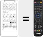 Comandament a distància substitut de REMCON1179
