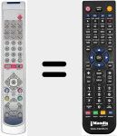 Comandament a dist&agrave;ncia substitut de REMCON731