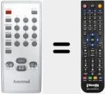 Comandament a dist&agrave;ncia substitut de REMCON1312