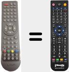 Comandament a distància substitut de Lava001