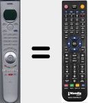 Comandament a distància substitut de RC2 (89500A01)