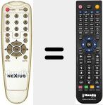 Comandament a dist&agrave;ncia substitut de REMCON942