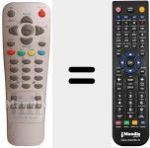 Comandament a distància substitut de REMCON641