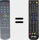 Comandament a dist&agrave;ncia substitut de RCF632