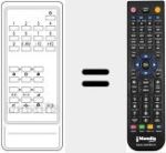 Comandament a dist&agrave;ncia substitut de REMCON411