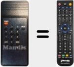 Comandament a dist&agrave;ncia substitut de REMCON358