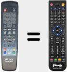 Comandament a distància substitut de REMCON1055