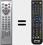 Comandament a dist&agrave;ncia substitut de RCPT321516