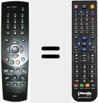 Comandament a dist&agrave;ncia substitut de R-105