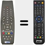 Comandament a dist&agrave;ncia substitut de RC39870B03-00