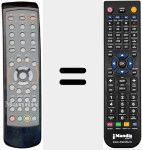 Comandament a distància substitut de RC40