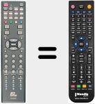 Comandament a dist&agrave;ncia substitut de RC00068