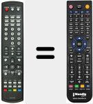 Comandament a distància substitut de RC00195P