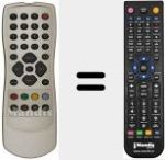 Comandament a dist&agrave;ncia substitut de RC1113305 00