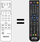 Comandament a dist&agrave;ncia substitut de RC1250