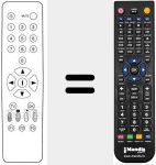 Comandament a dist&agrave;ncia substitut de RC211