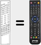 Comandament a dist&agrave;ncia substitut de RC3010