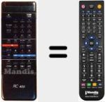 Comandament a dist&agrave;ncia substitut de RC40S