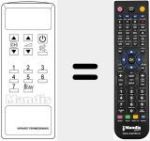 Comandament a dist&agrave;ncia substitut de RC51KAMOSONIC