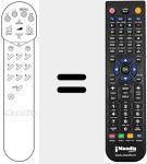 Comandament a distància substitut de RC54